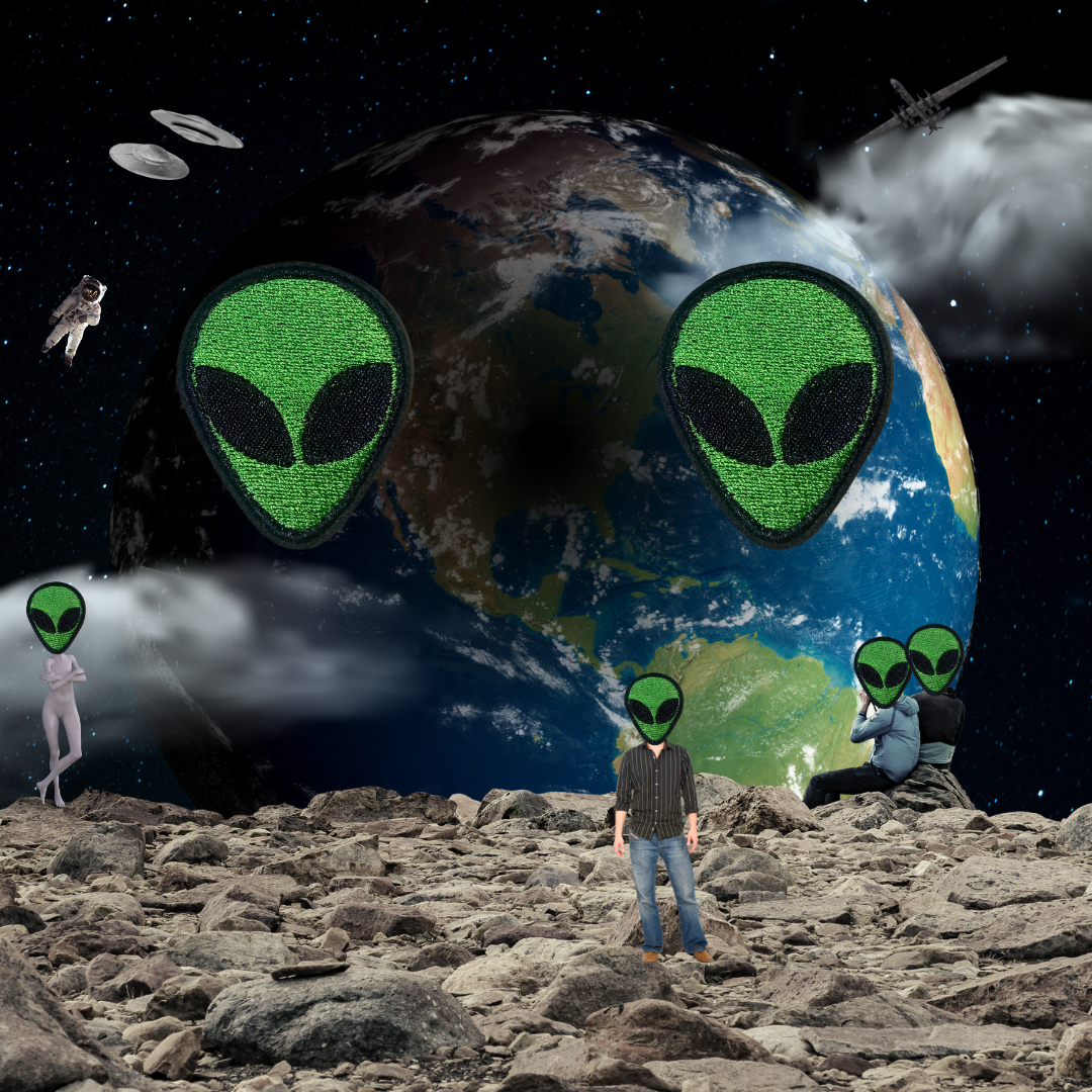 Alien Head Patch