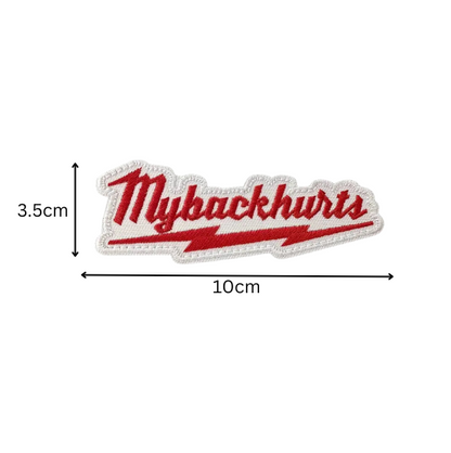 My Back Hurts Patch