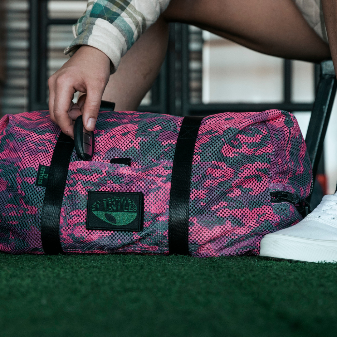 Mesh Duffle Bag -MultiCam Pink